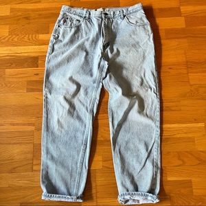 Vintage Bugle Boy denim. 36 x 30 light blue wash